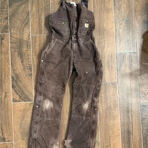 Carhartt women  Dark Brown Utility Jeans